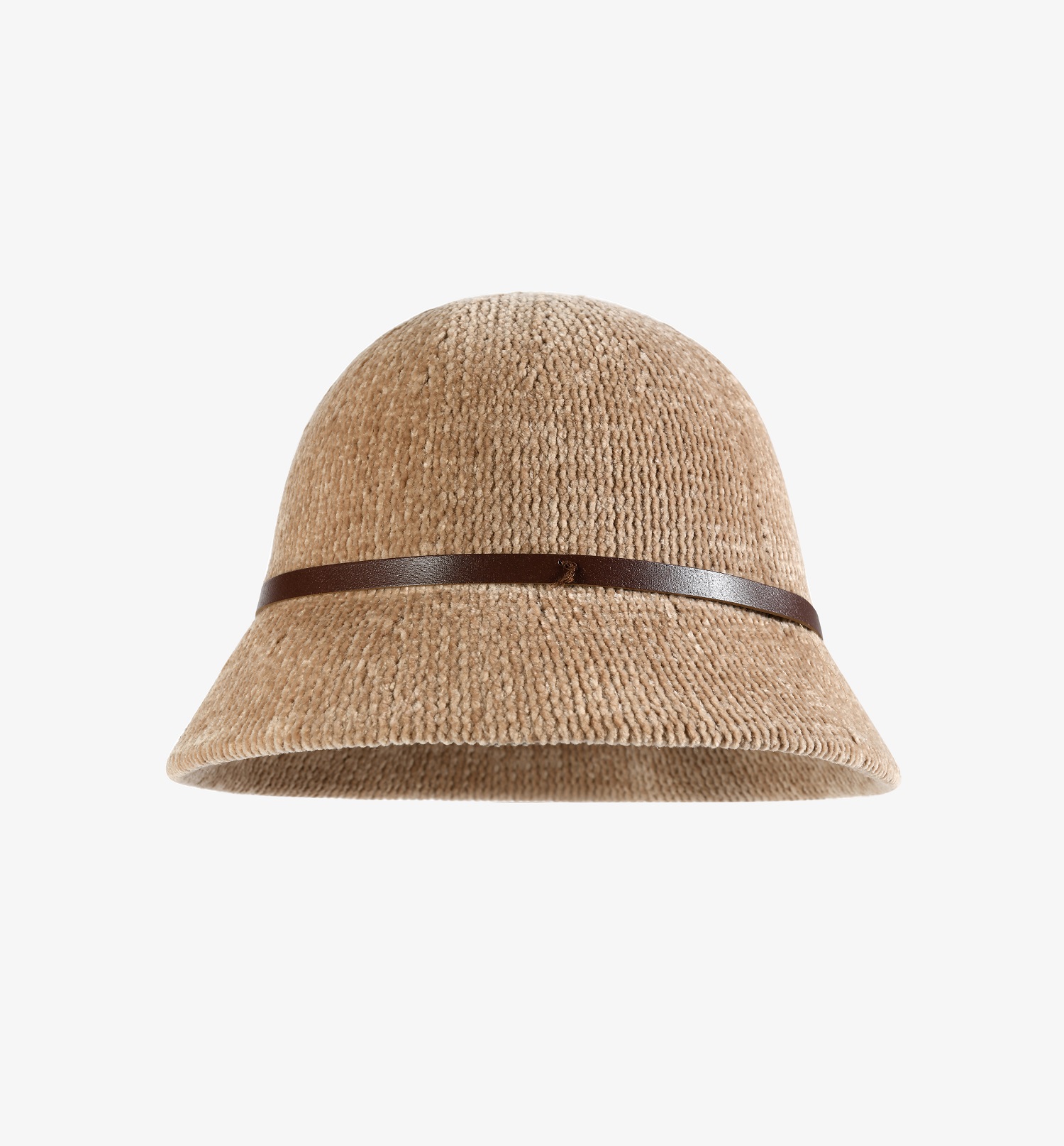 私人专属系列装饰带针织渔夫帽