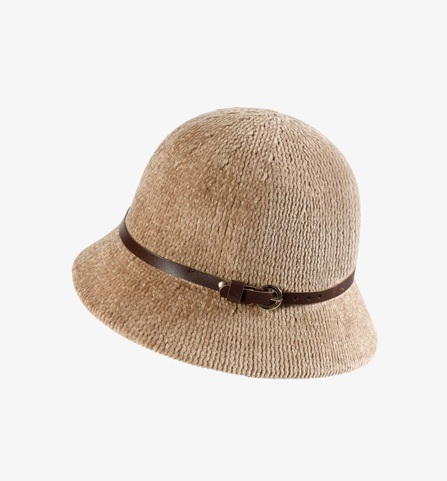 私人专属系列装饰带针织渔夫帽