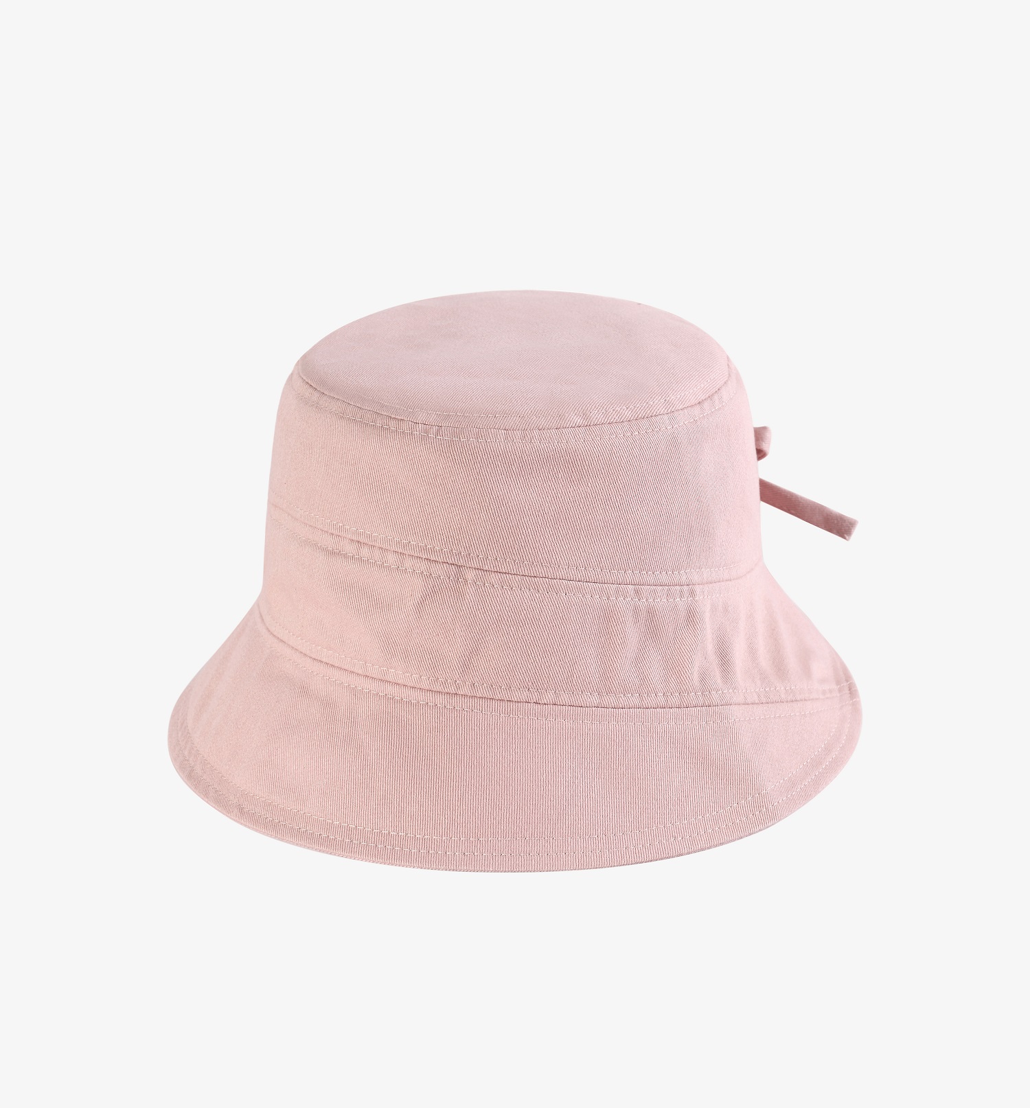 粉色蝴蝶结盆帽